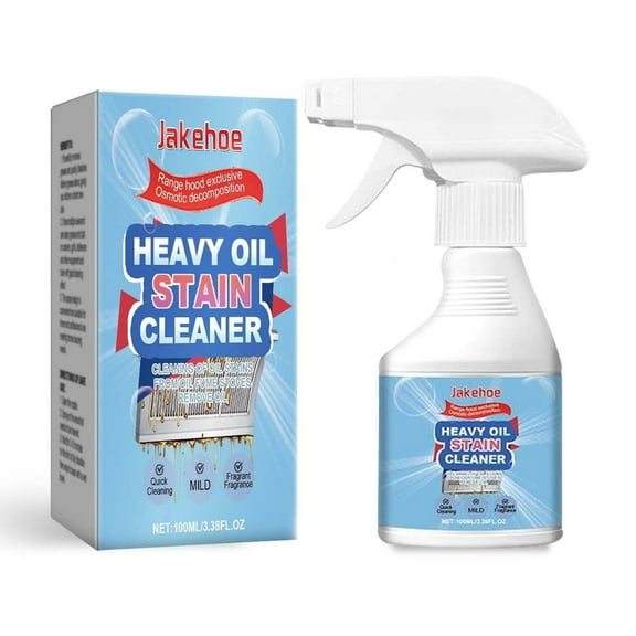 JoyHoop Heavy-Duty Grease Cleaner Spray, All-Purpose Degreaser for Kitchen Stoves, Ovens and Stainless Steel, No-Rinse Formula, 100ml