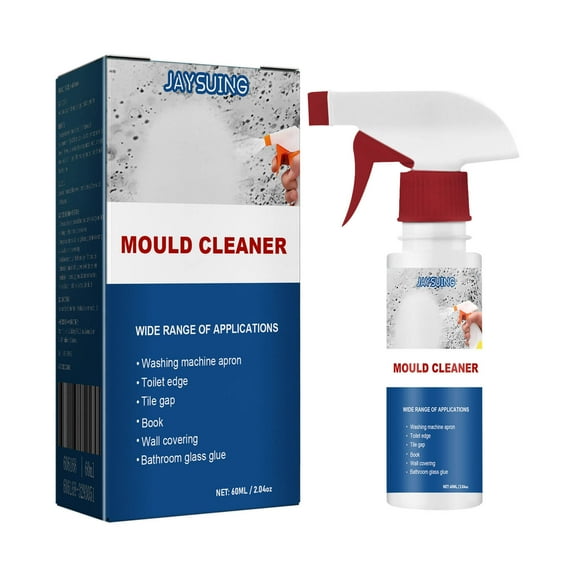 JoyHoop Multipurpose Mold Remover Spray for Indoor Surfaces, 60ml Liquid Formula for Furniture Ceramic Tile and Wall Cleaning, 1-Pack