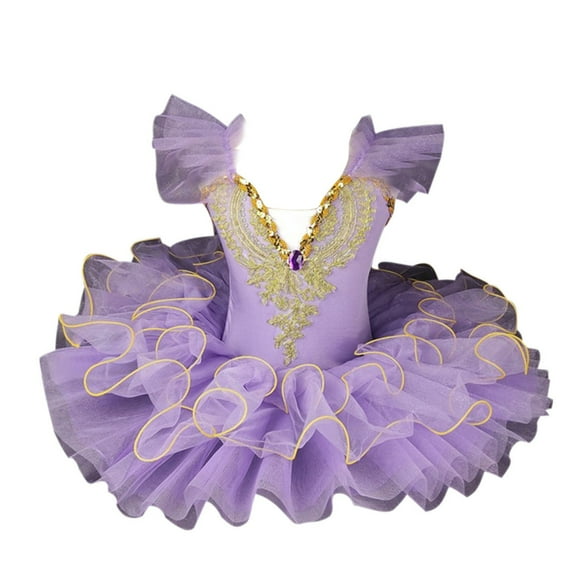JoyHoop Professional Ballerina Ballet Tutu for Child Girls Adulto Dance Clothing Kids Pancake Tutu Ballet Costumes Leotards Ballet Dress