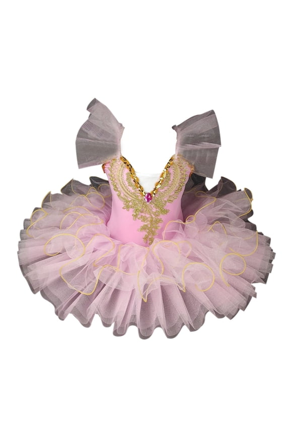 JoyHoop Professional Ballerina Ballet Tutu for Child Girls Adulto Dance Clothing Kids Pancake Tutu Ballet Costumes Leotards Ballet Dress