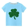 thumbnail image 1 of JoyHoop Short Sleeve St. Patrick'S Day T-Shirts Crew Neck Spring Graphic Tee Tops, 1 of 3
