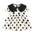 thumbnail image 1 of JoyHoop Toddler Baby Girl Dresses Summer Clothes Short Sleeve Dress Ruffle Infant Sundress Cute Girls Outfit, 1 of 3