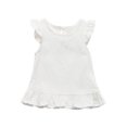 thumbnail image 1 of JoyHoop Toddler Baby Girl Skirt Solid Color Ruffle Short Sleeve Tee Tops Kids Girl Blouse, 1 of 9
