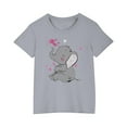 thumbnail image 1 of JoyHoop Toddler Girl's Graphic Tees Short Sleeve Crew Neck T Shirt Casual Summer Tee Tops, 1 of 6