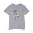 thumbnail image 1 of JoyHoop Toddler Girl's Graphic Tees Short Sleeve Crew Neck T Shirt Casual Summer Tee Tops, 1 of 6