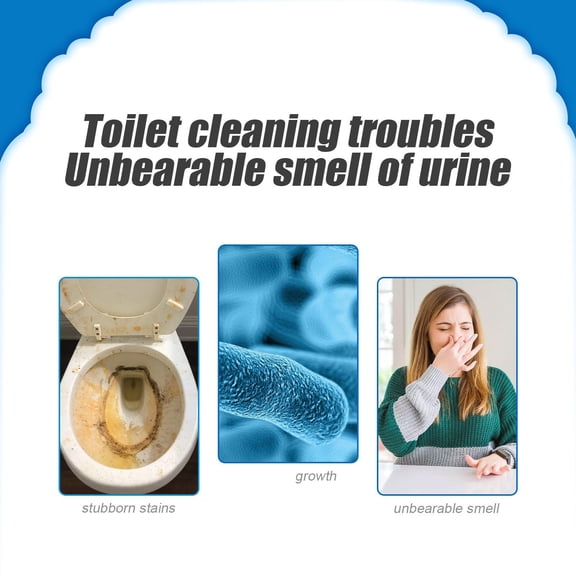 JoyHoop Toilet Bowl Cleaner with Activated Agent for Scale Removal and Deodorizing, 1 Bottle