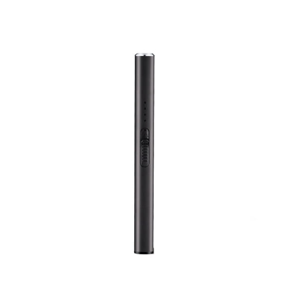 JoyHoop USB Rechargeable Windproof Lighter, Flameless Plasma Igniter with Safe Button for Home Kitchen Use, Black