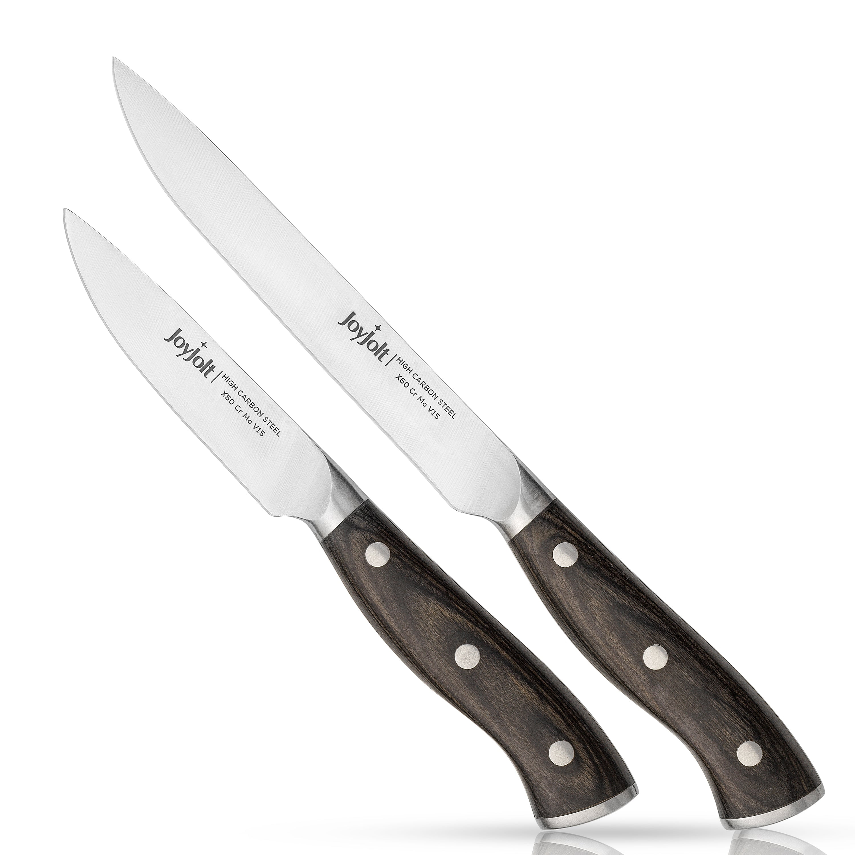 JoyJolt 2-Piece Utility Knife High Carbon Steel Kitchen Knife