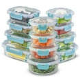 thumbnail image 1 of JoyJolt 24-Piece Fluted Food Storage Container Set with Lids - Blue, 1 of 18
