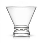 JoyJolt Afina Stemless Martini Glass 8 oz Beverage Cocktail Glass (Set of 4)