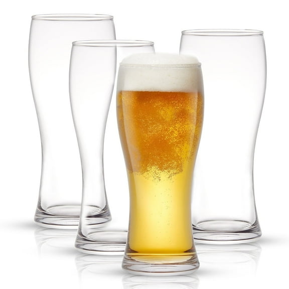 JoyJolt Callen Beer Glasses, Set of 4