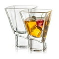 thumbnail image 1 of JoyJolt Carre Square Martini Glass 8 oz. Cocktail Glass (Set of 2), 1 of 4