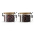 thumbnail image 1 of JoyJolt Glass Food Storage Container with Bamboo Lids - 12 oz - Set of 2, 1 of 7