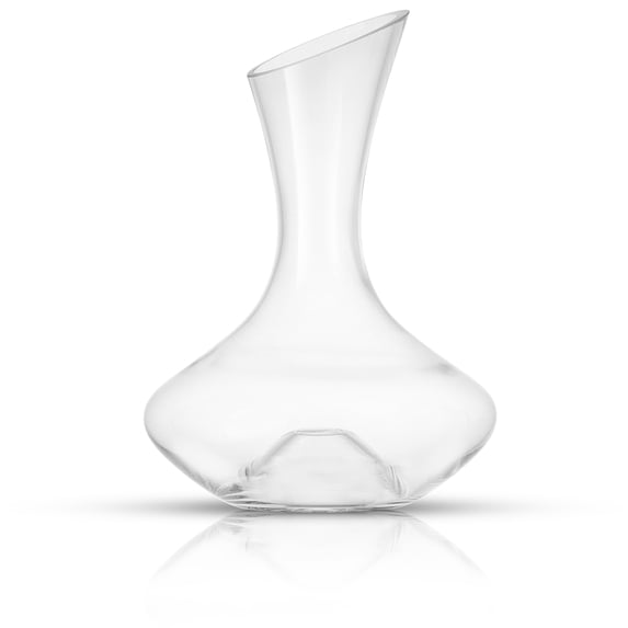 JoyJolt Lancia Hand Blown Non-Leaded Crystal Wine Decanter, 54 Ounce Red Wine Carafe