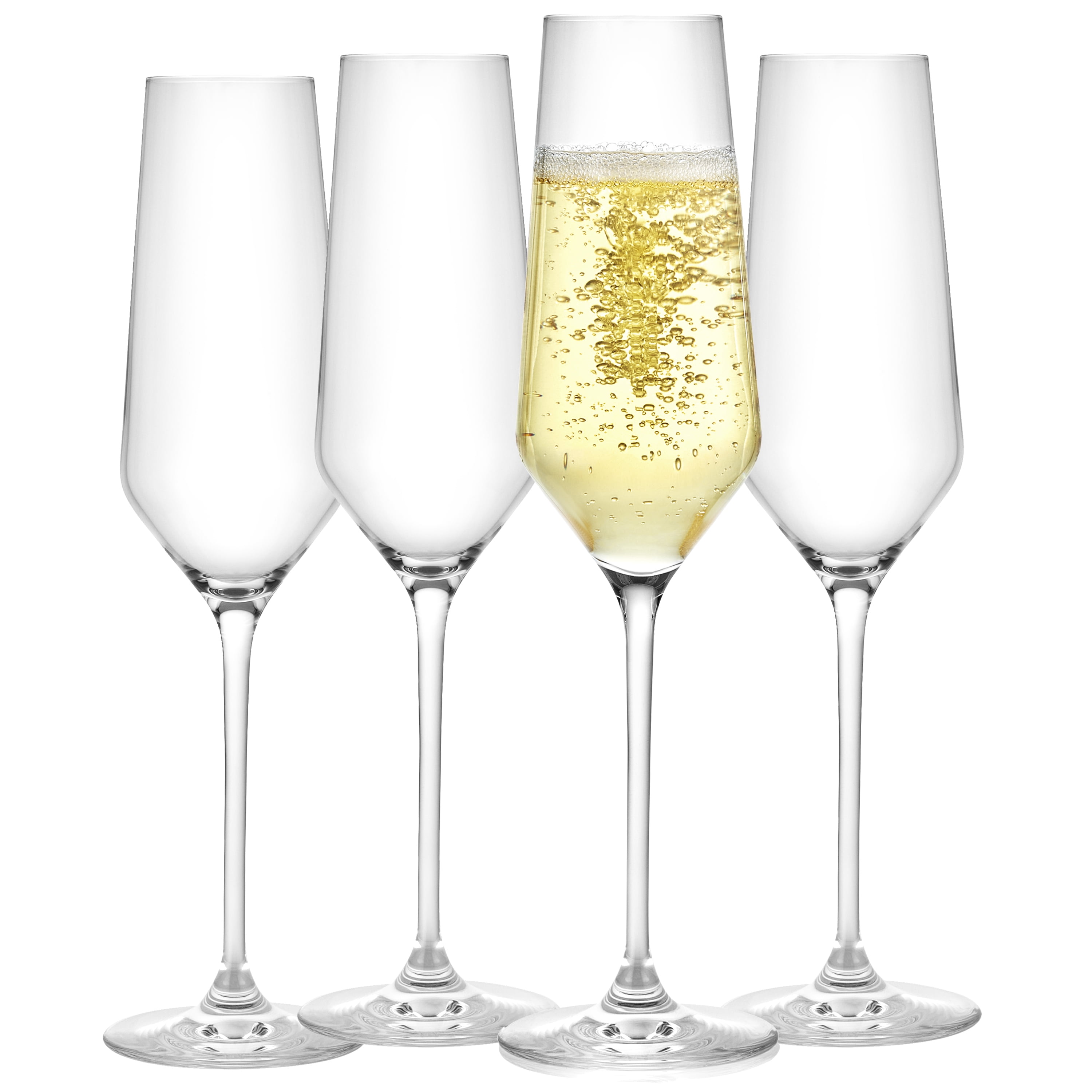 JoyJolt Layla Italian Champagne Flute, 6.7 ounces (Set of 4) - Walmart.com