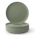 thumbnail image 1 of JoyJolt Mesa 6pc Stoneware 10.5" Dinner plate set - Desert Sage Green, 1 of 8