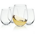 thumbnail image 1 of JoyJolt Spirits Stemless Wine Glasses for Red or White Wine (Set of 4)-19-Ounces, 1 of 7