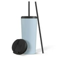 thumbnail image 1 of JoyJolt Vacuum Insulated Tumbler with Flip Lid and Straw - 24 oz - Blue, 1 of 6