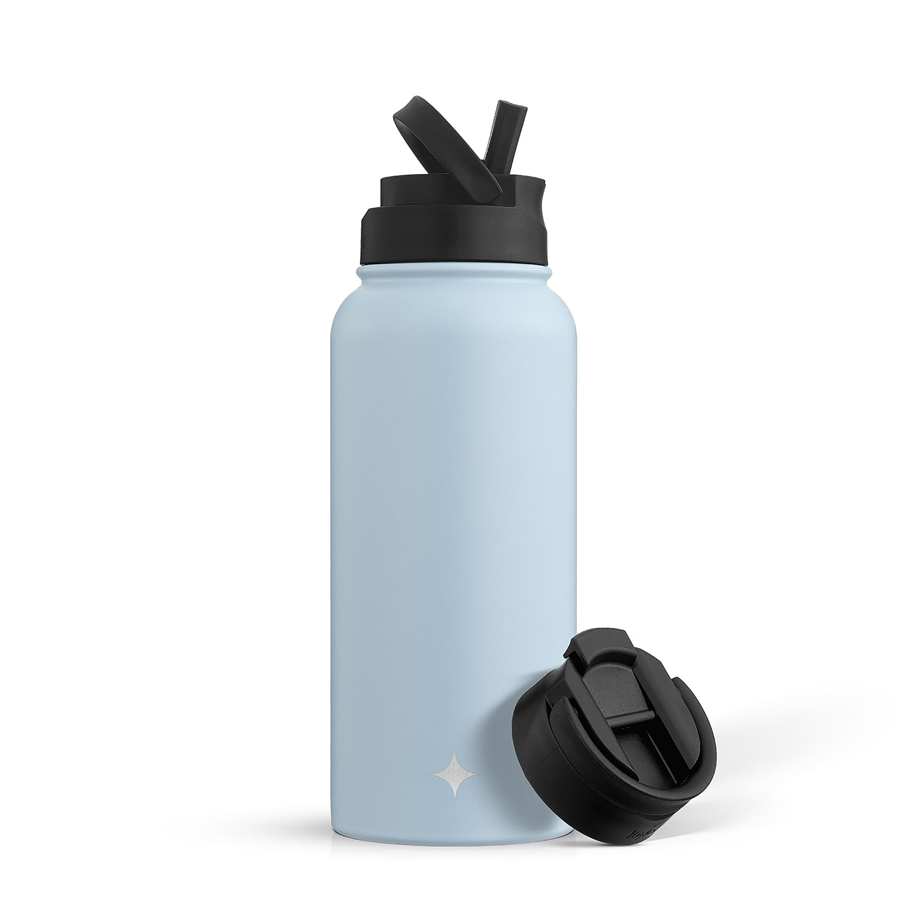 BUZIO 128 oz Insulated Water Bottle,1 Gallon Water Bottle Insulated,Indigo  Bl