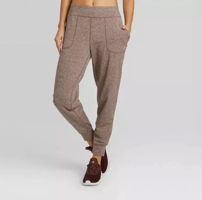JoyLab Tapered Leg Style Elastic Waist Polyester, Sweatpants (Women's XS) -  Walmart.com