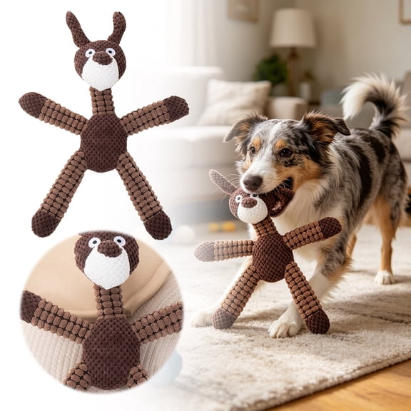 JoyMagic 2026 : Indestructible —Ideal For Heavy Chewers. Interactive Squeaky Teething For Puppies; Chew Suitable For Small Medium And Large Dogs.