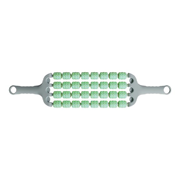 JoyMagic 30-Roller Deep Tissue Massage Stick, Flexible Muscle Recovery Tool with Ergonomic Handles