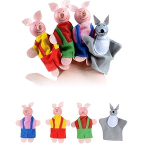 JoyMagic 4PCS And Wolf Finger Puppets Hand Puppets