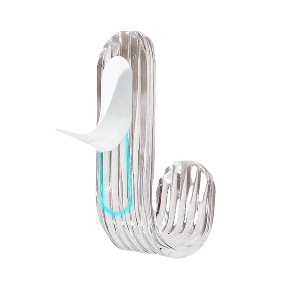JoyMagic 6PCS Acrylic Non Punching Hook Strong Wall Hanging Wall Bearing Door Behind The Dormitory Kitchen Traceless Hook