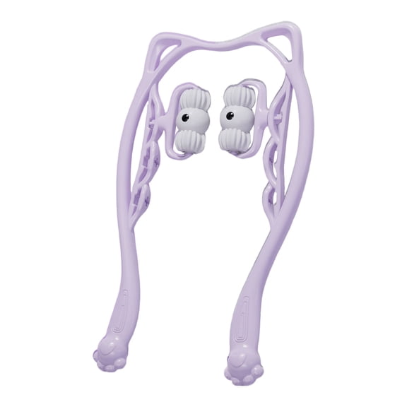 JoyMagic Cat Ear Massage Roller, Handheld Neck and Shoulder Deep Tissue Massager with Ergonomic Handle