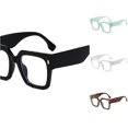 thumbnail image 1 of JoyMagic Fashion Oversized Blue Light Blocking Glasses For Women Men Big Square Frame Computer Eyeglasses, 1 of 8