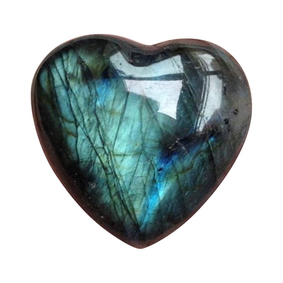 JoyMagic Labradorite Stone Quartz Worry Stone Heart Shape Birds Stained Glass 12daysof Wooden Garland Small Stained Glass Windows Pencil Ornament Set Super Cute Swing Beaded Garland with Lights