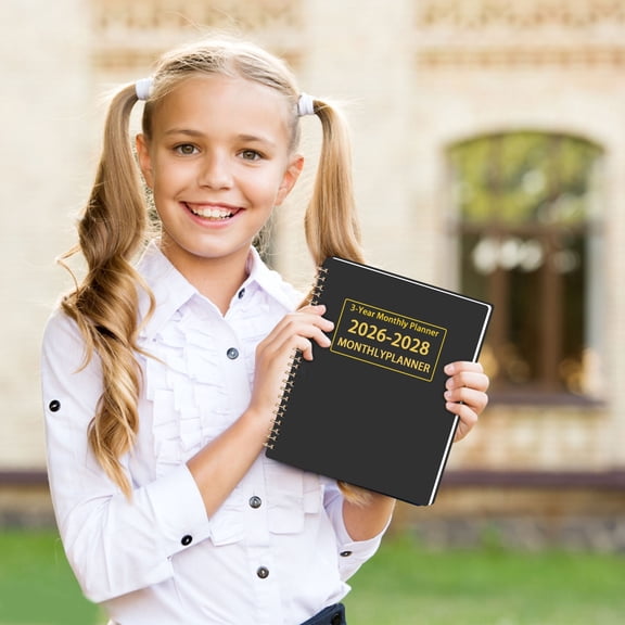 JoyMart 3 Year Daily Planner 20252027 | Large Monthly & Yearly Goal Setting Notebook with Tabs Productivity Organizer for Work School Life Planning