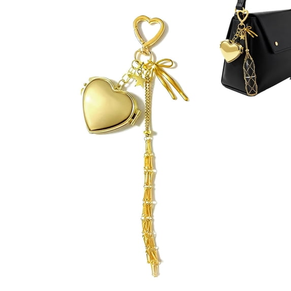 JoyMart Lipgloss Bag Charm Lip Gloss Holder Keychain With For Purse Lipstick Keychain Key Ring