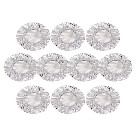 JoyMoreHome 10Pcs Elastic Food Covers - Universal Stretchable Adjustable Plastic Plate & Bowl Covers, Outdoor Fresh Keeping Bags, Kitchen Baking Picnic and Food Storage Bread Proofing Cover