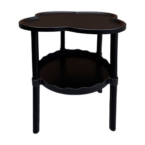 JoyMoreHome 2 Tier Side Table, Easy to Clean and Maintain, Durable Storage Rack for Bedroom, Livingroom, Indoor Outdoor Use