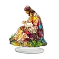 thumbnail image 1 of JoyMoreHome 2D Christma Statue Modern Home Decor, Indoor Holiday Party Tabletop Decorative Gift, 1 of 6
