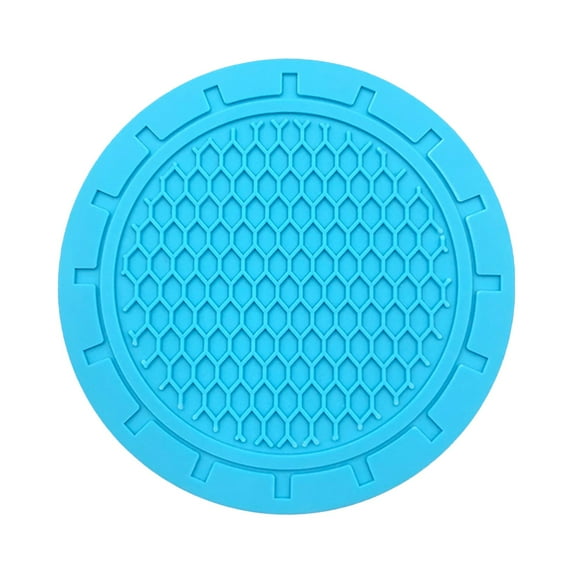 JoyMoreHome 2PCS Car Cup Holder Coasters, Non-Slip Insert Water Bottle Holder Pads, Dustproof Automotive Interior Accessories Mat, Universal for Vehicles, Trucks, RVs and More