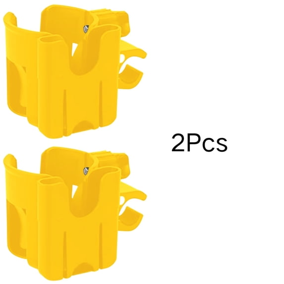 JoyMoreHome 2Pcs Cup Holder with Phone Holder, Bike Cup Holder, Universal Cup Holder, 2-in-1 Cup Phone Holder for Stroller, Bike, Wheelchair, Walker, Scooter