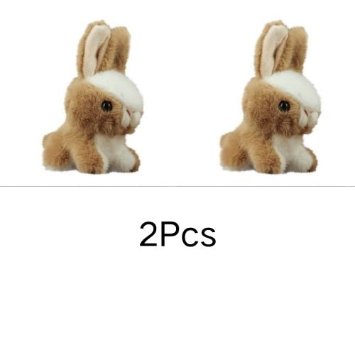 JoyMoreHome 2Pcs Cute White Bunny Plush Toys, Soft Rabbit Stuffed Aniamls, Cuddly Bunny Doll Small Stuffed Animals, Birthday Gift for Teens