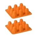 thumbnail image 1 of JoyMoreHome 2Pcs Ghost Shape Silicone Mold, Halloween Silicone Molds for Jelly, Chocolate, Gummy Candy, 1 of 9