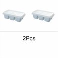 thumbnail image 1 of JoyMoreHome 2Pcs Ice Cube Trays for Freezer - Mini Ice Cube Trays with Lid & Easy-Release Silicone Bottom, Stackable Molds, 1 of 7
