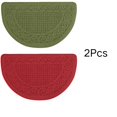 thumbnail image 1 of JoyMoreHome 2Pcs Kitchen Rugs, 24.8x15.7in, Half Moon Round Kitchen Rugs, for Kitchen Doorway Bathroom Home Floors, 1 of 7