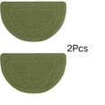 thumbnail image 1 of JoyMoreHome 2Pcs Kitchen Rugs, 24.8x15.7in, Half Moon Round Kitchen Rugs, for Kitchen Doorway Bathroom Home Floors, 1 of 7
