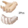 thumbnail image 1 of JoyMoreHome 2Pcs Wall Hooks, Unique Hand Shape Key Hanger, Decorative Wall-Mounted Storage Hooks, 1 of 6