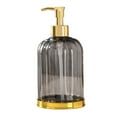 thumbnail image 1 of JoyMoreHome 450ml Soap Dispenser, Clear With Rust Proof Plastic Pump, Refillable Liquid Hand Dispenser, for Shampoo, Shower Gel, Soap, 1 of 6