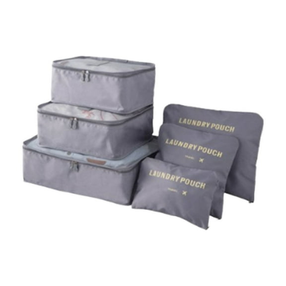JoyMoreHome 6 set Packing Cubes,Multi-functional Clothing Sorting Packages,Travel Carry On Luggage Organizers Storage Bags,Travel Packing Pouches