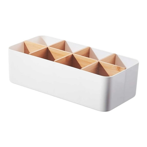 JoyMoreHome 8 Compartments DIY Dividers, Portable Storage Box, Multi Purpose, Stackable, for Classroom, Office, Desk