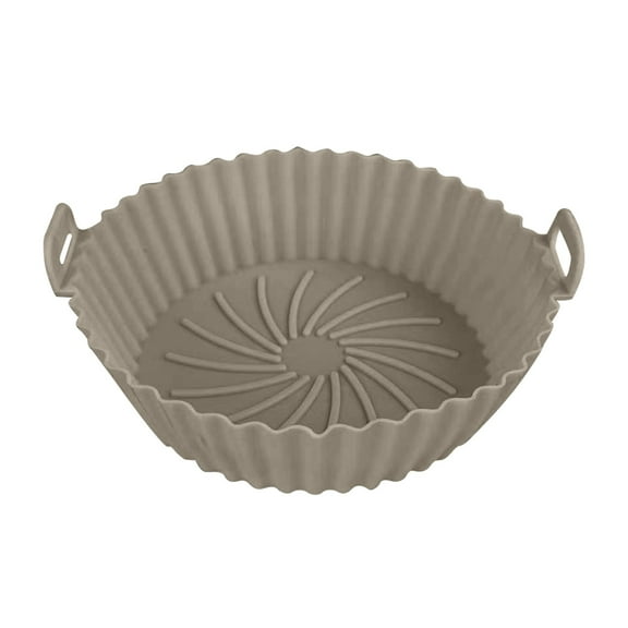 JoyMoreHome Air Fryer Silicone Liners, Reusable Food Grade Air Fryer Basket Pots Oven Liner Baking Tray, Air Fryer Silicone Mat Accessories Kitchen