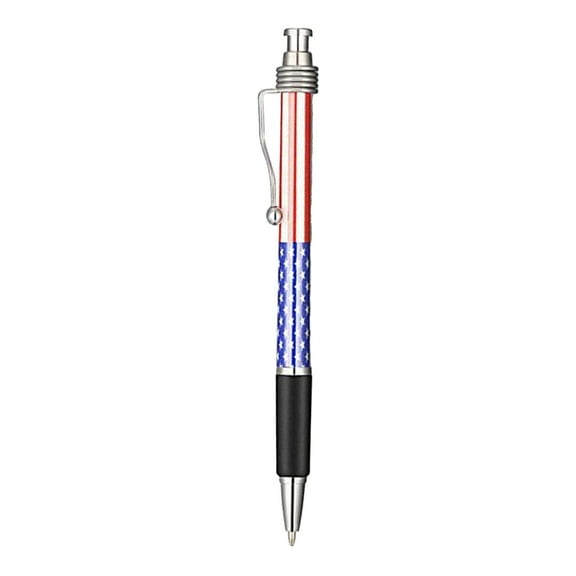 JoyMoreHome American Flag Retractable Roller Ballpoint Pens Patriotic Independence Day Pens Smooth Writing for Home Office 4th of July Memorial Day USA Souvenirs Gifts