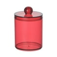 thumbnail image 1 of JoyMoreHome Bathroom Organizer Accessories Storage Containers Plastic Apothecary Jars with Lids for Cotton Ball, Cotton Swab, Floss, 1 of 6